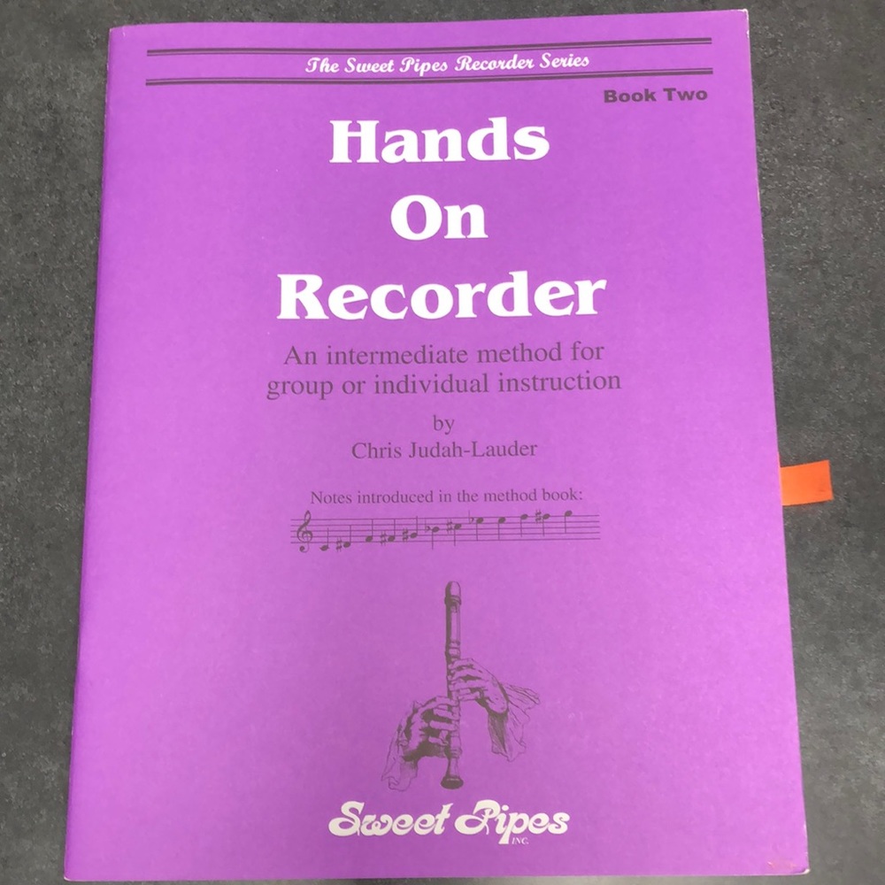 Hands on Recorder instructions/songs Book 2